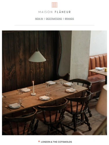 Maison Flaneur Product Launch