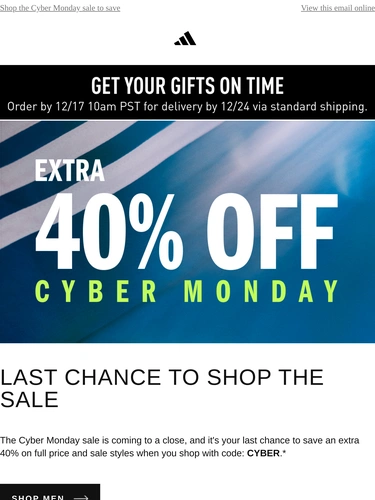 Adidas Sale Announcement