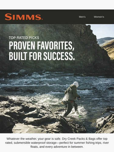 Simms Fishing Newsletter