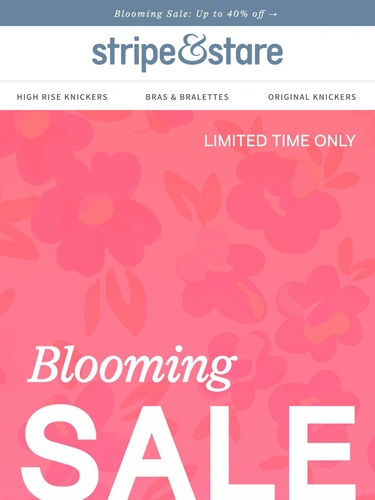 Stripe and Stare Sale Announcement