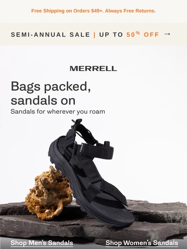 Merrell Sale Announcement