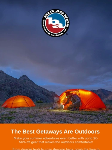 Big Agnes Newsletter