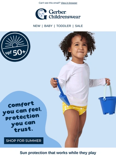 Gerber Childrenswear Sale Announcement