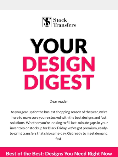 Stock Transfers Sale Announcement