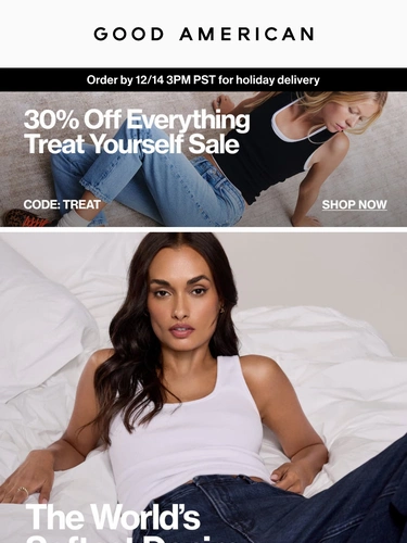 Good American Sale Announcement