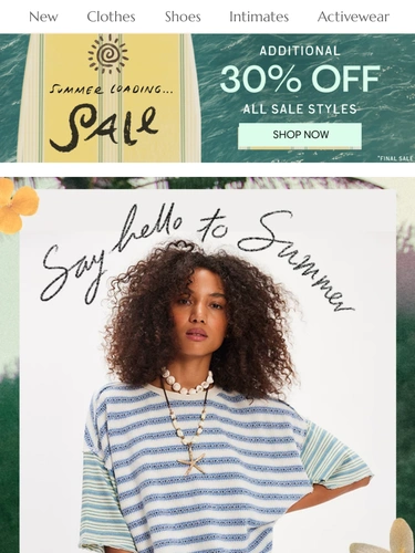 Free People Sale Announcement