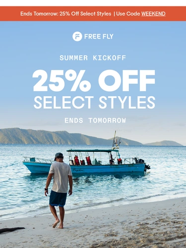 Freefly Apparel Sale Announcement