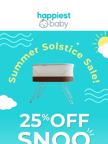 Happiest Baby Sale Announcement