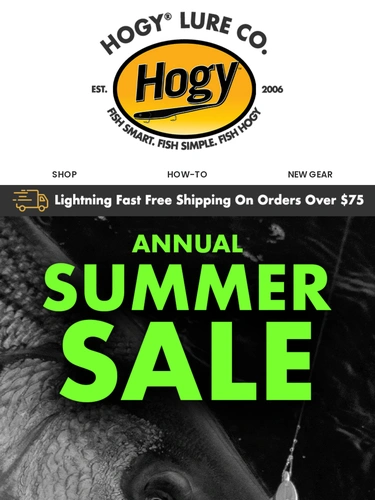 Hogylures Sale Announcement