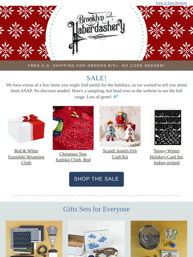 Brooklyn Haberdashery Holiday Campaign