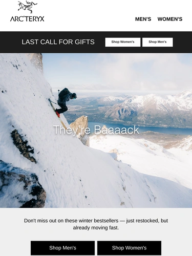 Arc'teryx Newsletter