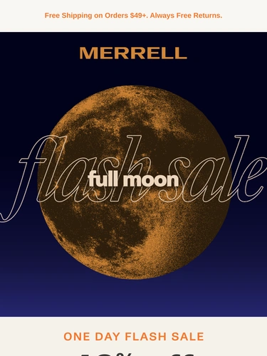 Merrell Sale Announcement