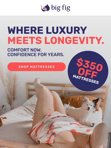 Big Fig Mattress Sale Announcement