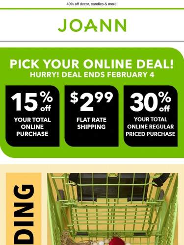 Joann Sale Announcement