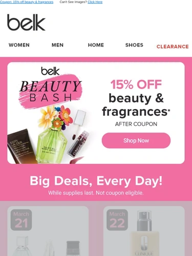 Belk Sale Announcement
