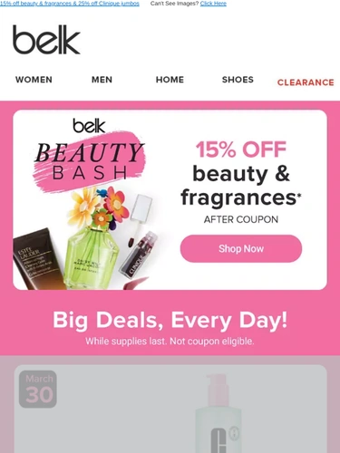 Belk Sale Announcement
