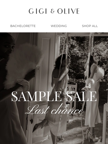 Gigi and Olive Sale Announcement