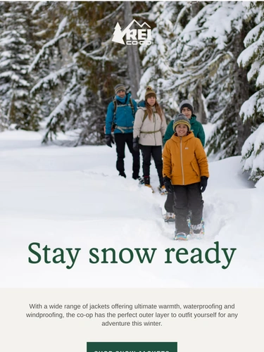 REI Sale Announcement