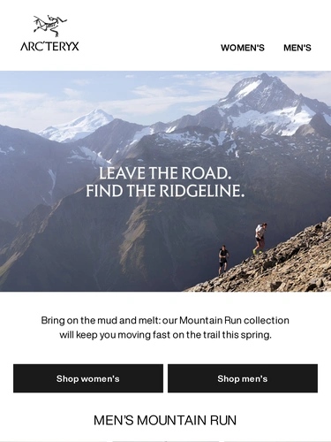Arc'teryx Newsletter