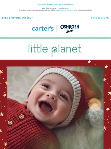 Carter's OshKosh Sale Announcement