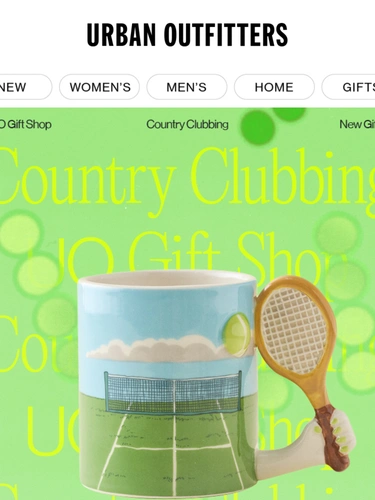 Urban Outfitters Newsletter