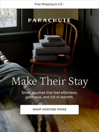 Parachute Home Sale Announcement