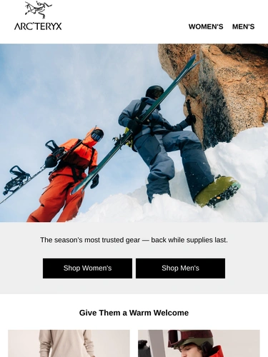 Arc'teryx Newsletter