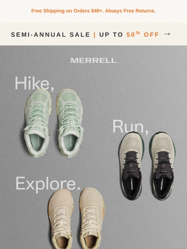 Merrell Sale Announcement