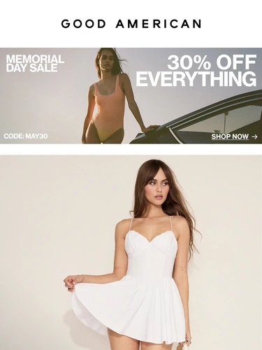 Good American Sale Announcement