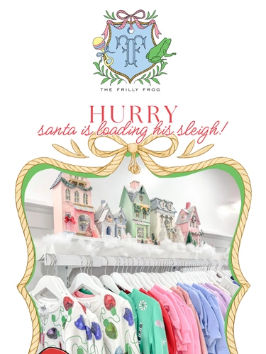 The Frilly Frog Sale Announcement