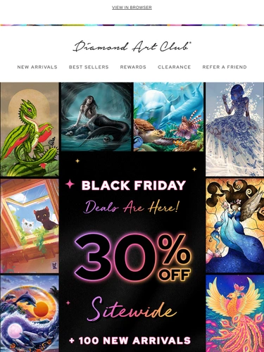 Diamond Art Club Holiday Campaign