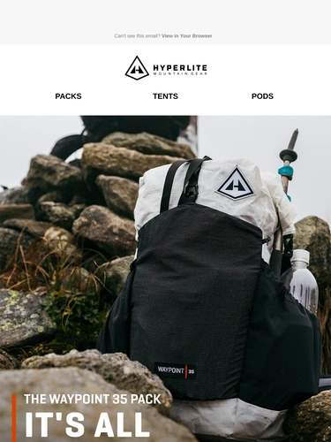 Hyperlite Mountain Gear Newsletter