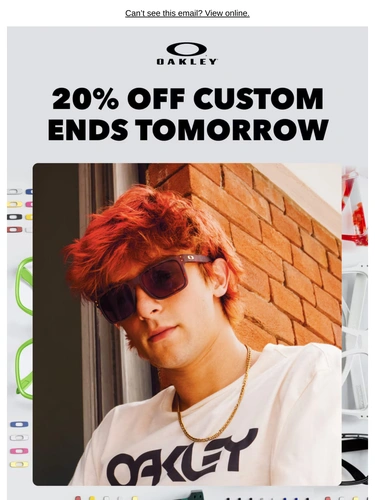 Oakley Sale Announcement