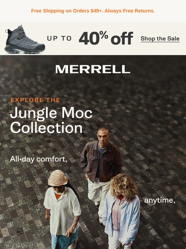 Merrell Sale Announcement