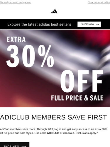 Adidas Newsletter