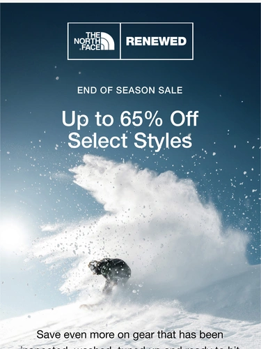 The North Face Sale Announcement