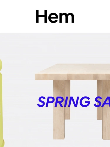 Hem Sale Announcement