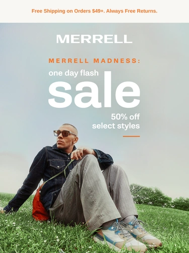 Merrell Sale Announcement