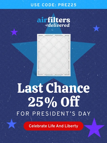 Air Filters Delivered Sale Announcement