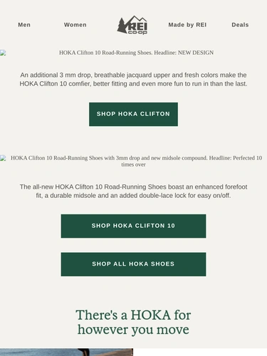 REI Sale Announcement