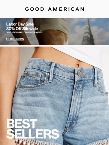 Good American Sale Announcement