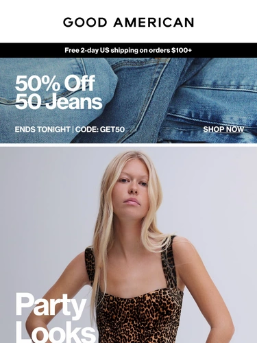 Good American Sale Announcement