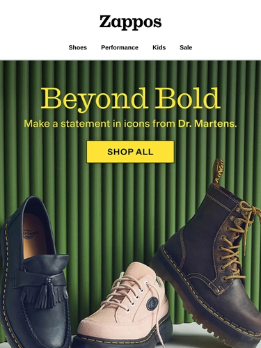 Zappos Sale Announcement