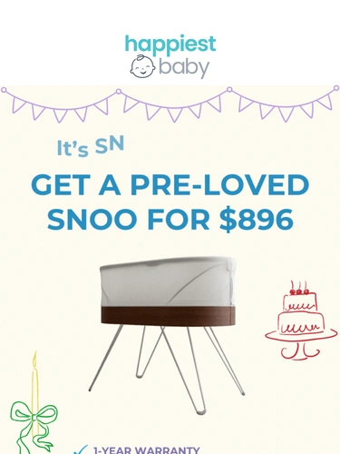 Happiest Baby Sale Announcement