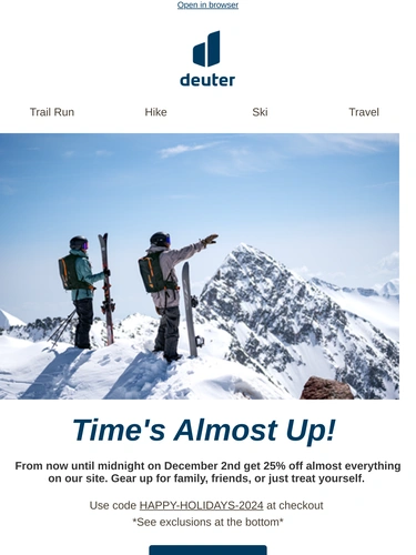 Deuter Sale Announcement