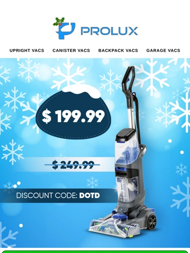 ProLux Cleaners Sale Announcement