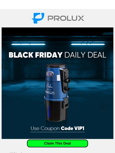 ProLux Cleaners Sale Announcement