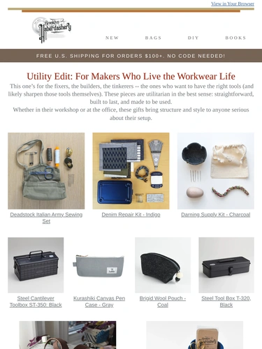 Brooklyn Haberdashery Newsletter