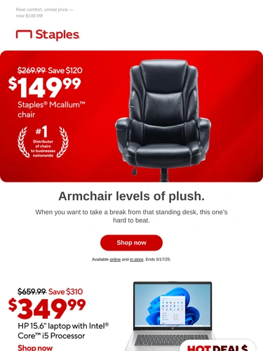 Staples Sale Announcement