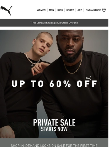 Puma Sale Announcement